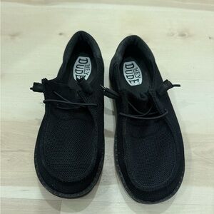 Hey Dude Women Black Loafers